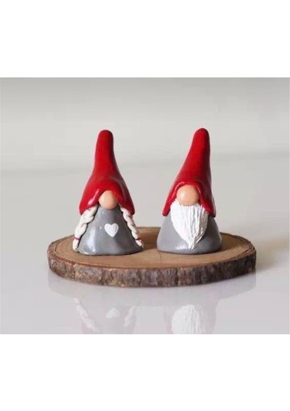 2'li Yılbaşı Özel Gnome Biblo