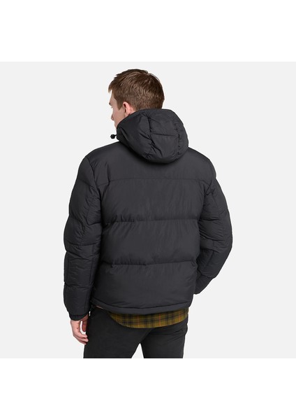 Durable Water Repellent Puffer Jacket Erkek Siyah Ceket TB0A62670011 fırsatları