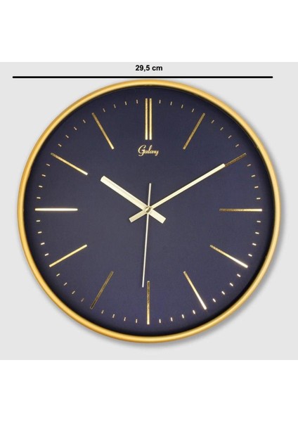 Duvar Saati Gold Modern Tasarım Kadran Çizgi fiyatları