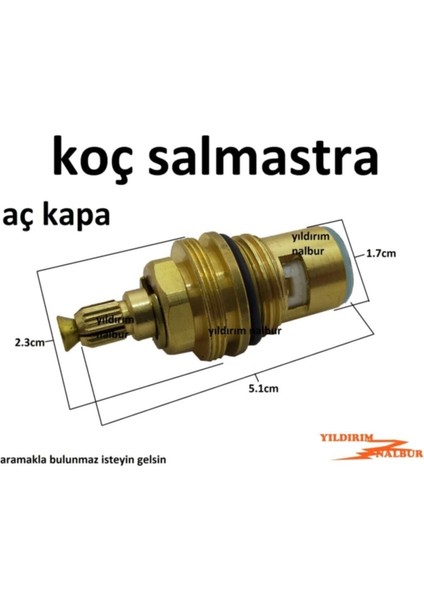 Koç Salmastra Aç Kapa Musluk Içi Salmastıra Sarı Dişli Aç Kapa Model fiyatları