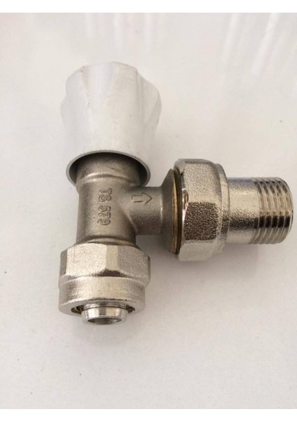 1/2 Radyatör Köşe Vanası 16*2 Pex Pirinç Paslanmaz