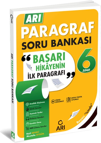 Arı Yayıncılık 6. Sınıf Arı Paragraf Soru Bankası