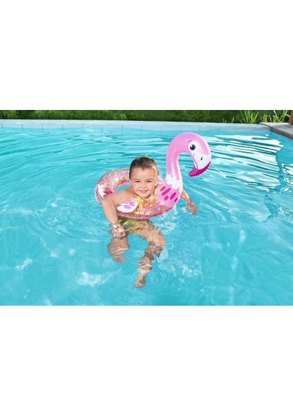 Simli Hayvan Başlı Simit 61 cm Kugu Flamingo - 36306