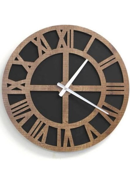 Roma Latin Rakamlı Çift Renkli Duvar Saati modelleri