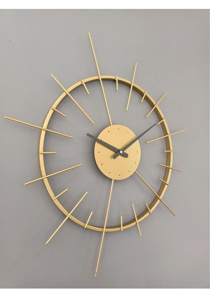 Metal Büyük Minimalist Duvar Saati Endüstriyel Sanat Dekoratif Rustik Duvar Saati Modern ler