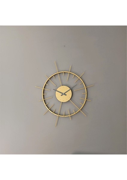 Metal Büyük Minimalist Duvar Saati Endüstriyel Sanat Dekoratif Rustik Duvar Saati Modern ler indirimleri