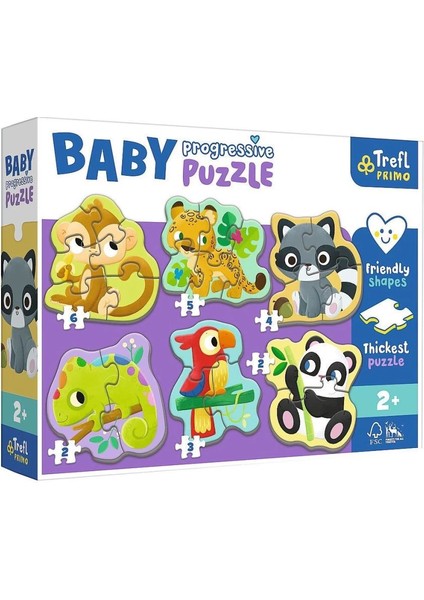 Nessi World PUZZLE-44005 Egzotik Hayvanlar Baby  Puzzle