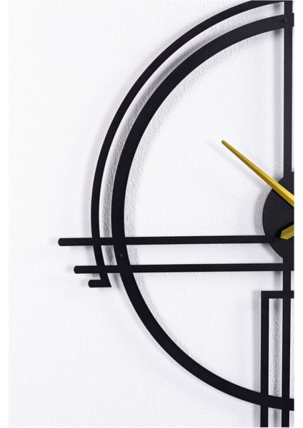 Querencia Metal Siyah Duvar Saati 1,5 mm Kalınlık 100 x 100 cm fırsatları