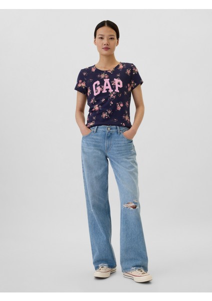Kadın Lacivert Gap Logo T-Shirt fırsatları