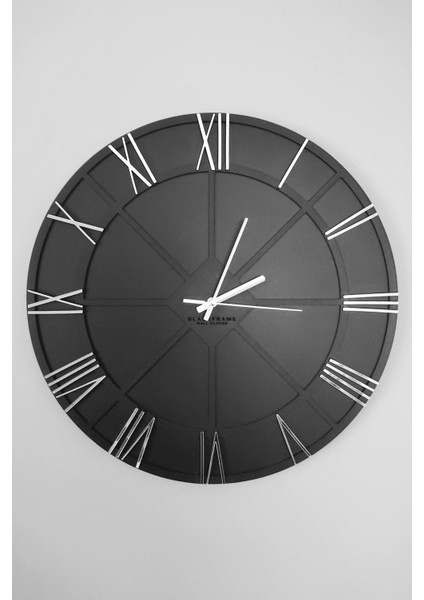 - Trend Lines Siyah & Gümüş Duvar Saati - 50 x 50 cm fiyatları