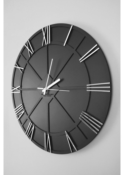 - Trend Lines Siyah & Gümüş Duvar Saati - 50 x 50 cm modelleri