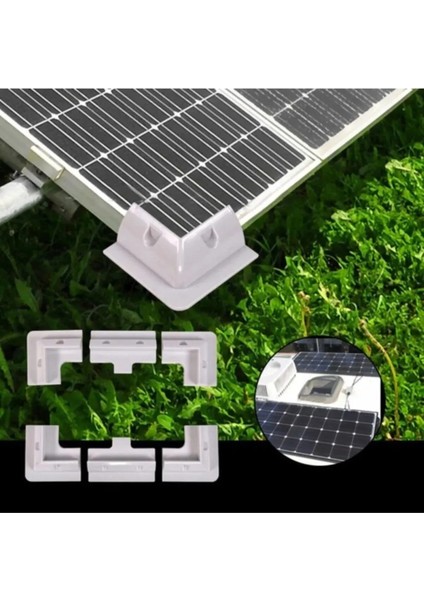 Tekne Ve Karavan Için Güneş Paneli Montaj Seti 7 Parça Beyaz Renkli modelleri