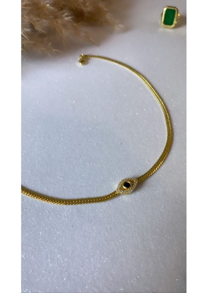 Lacivert İnci Zincir Choker Gümüş Kolye, şık ve modern tasarım, 925 ayar fırsatları