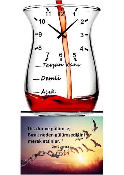 Çay Saati - Dekor Saat - Che Guevara
