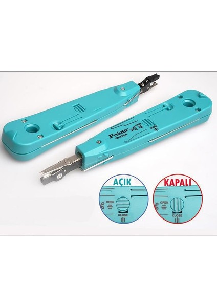 Proskit CP-3141A Krone Kep Kep Kilitli Çakma Pensesi