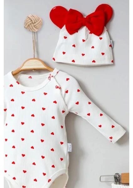 Kalp Desenli Şapkalı 3'lü Hastane Çıkışı fiyatları