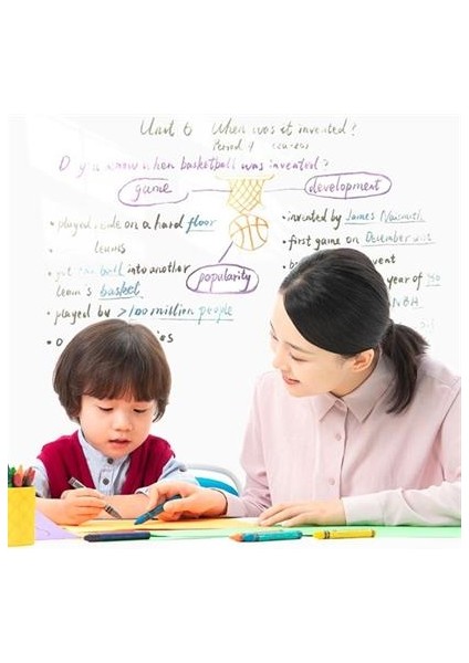 Silinebilir Kalemli Sticker Duvara Yapışabilen Yazı Tahtası 60X100 cm fırsatları