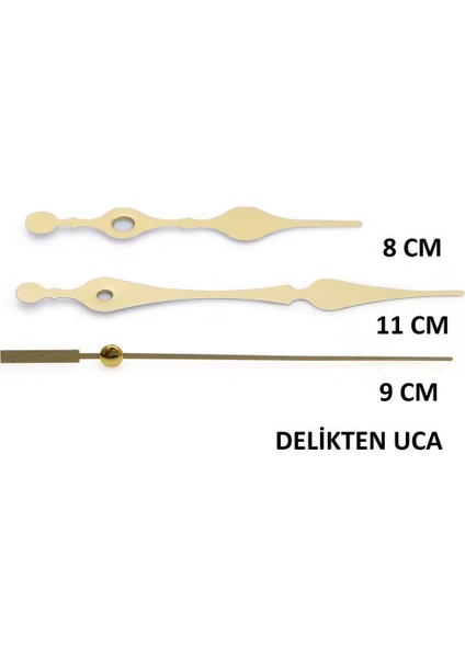 2 Adet Şaft Uzunluğu 18 mm Sarkaçlı Duvar Saati Mekanizması ( Ürün Ölçülerine Dikkat Ediniz) fiyatları