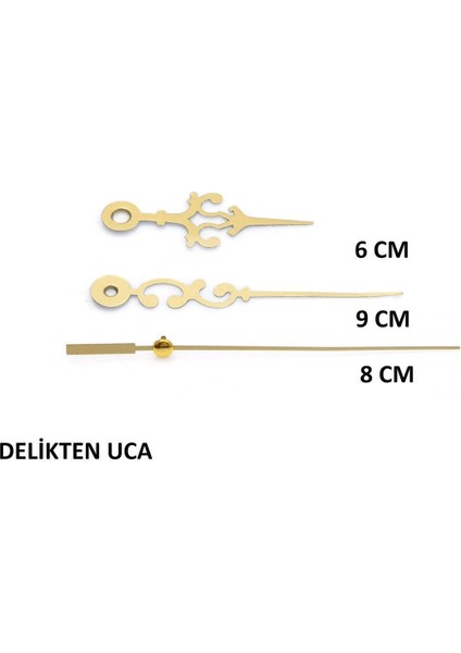 1 Adet Duvar Saati Mekanizması Askısız , Sessiz Şaft Uzunluğu 22 mm (Ürün Ölçülerine Dikkat Ediniz) modelleri