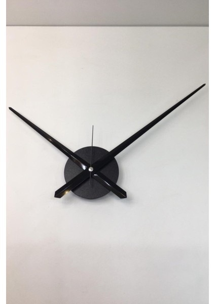 Metal Göbek Siyah Renk Saat Motor Akrep Yelkovan Standart Boy