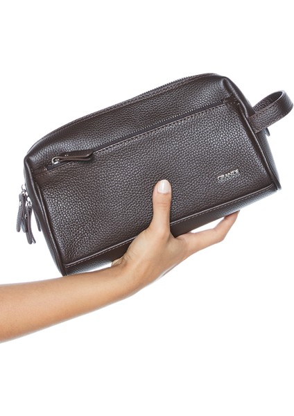 4273  Deri  El Çantası Clutch Çanta