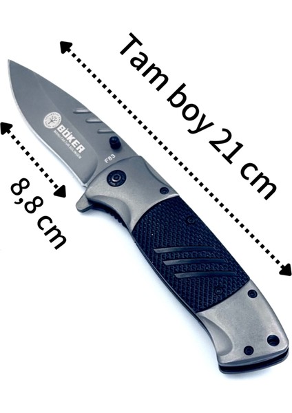 Böker 21 cm Çakı Kemer Klipsli