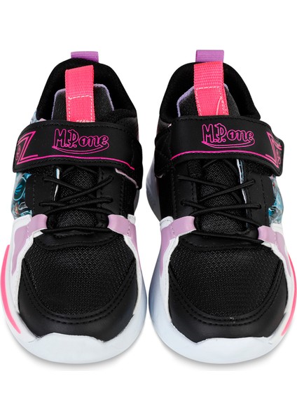Mpone Pt Sports Casual Kız Çocuk Spor Ayakkabı 26-30 Numara Mor-Siyah