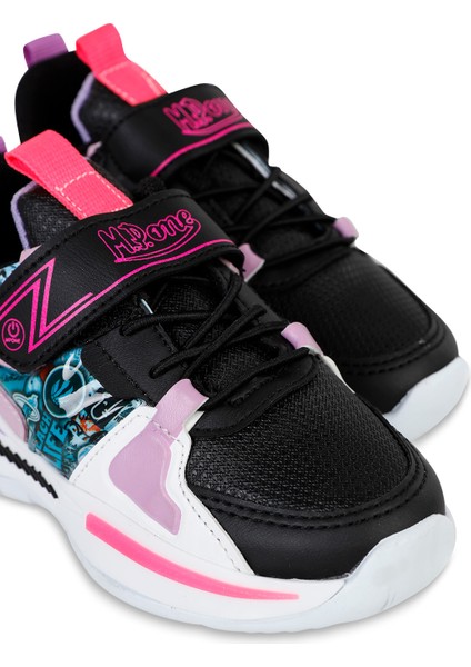 Mpone Pt Sports Casual Kız Çocuk Spor Ayakkabı 26-30 Numara Mor-Siyah fırsatları