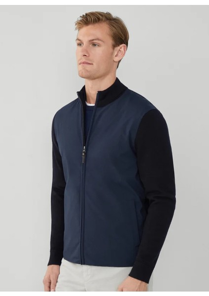 Slim Fit Lacivert Erkek Ceket HM703111