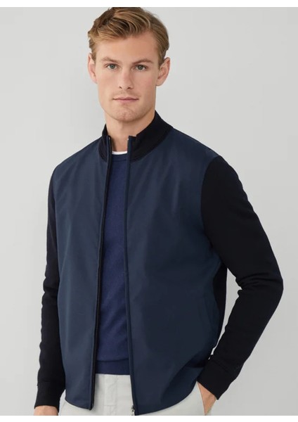 Slim Fit Lacivert Erkek Ceket HM703111 fırsatları