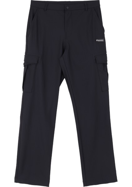 Düz Paça Siyah Erkek Kargo Pantolon D4WM-PNT3426
