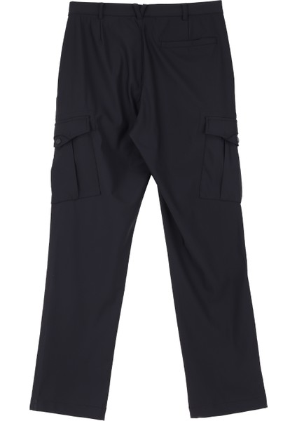 Düz Paça Siyah Erkek Kargo Pantolon D4WM-PNT3426 fiyatları