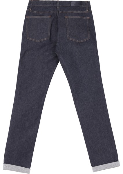 Normal Bel Normal Paça Slim Fit Indigo Erkek Denim Pantolon F4WM-PNT 2850