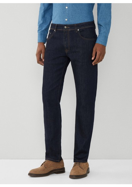 Normal Bel Normal Paça Slim Fit Lacivert Erkek Denim Pantolon HM212515 fiyatları