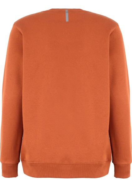 Bisiklet Yaka Baskılı Kiremit Erkek Sweatshırt C4WM-SWT4213 fiyatları