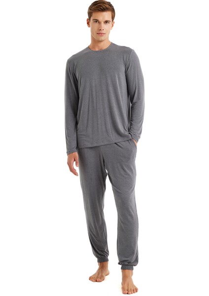 Gri Erkek Pijama Takımı 40636