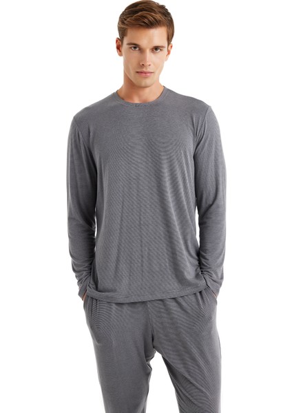 Gri Erkek Pijama Takımı 40636 fiyatları