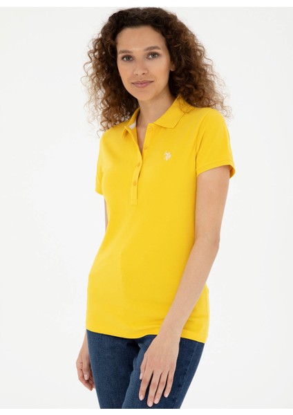 Polo Yaka Safran Kadın T-Shirt GTP-IY24 modelleri