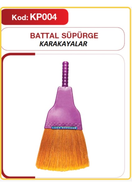 Karakayalar Plastik Süpürge (Battal) ROYALEKS-KP-004