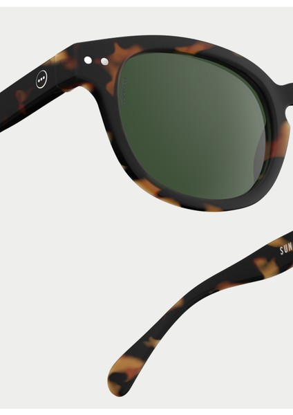 Unisex Güneş Gözlüğü Tortoise Polar Lens C