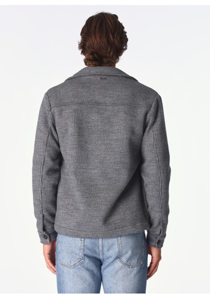Basic Gri Melanj Erkek Düz Ceket F4WM-CKT 2945 fırsatları