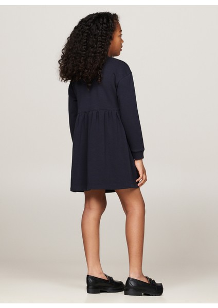 Baskılı Lacivert Kadın Diz Üstü Elbise KG0KG08024DW5 fırsatları