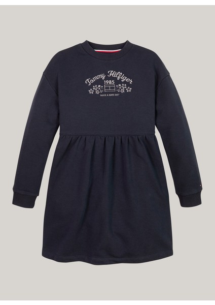 Baskılı Lacivert Kadın Diz Üstü Elbise KG0KG08024DW5 indirimleri