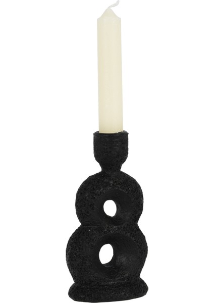 Çok Renkli Mumluk Candle Holder Black 1