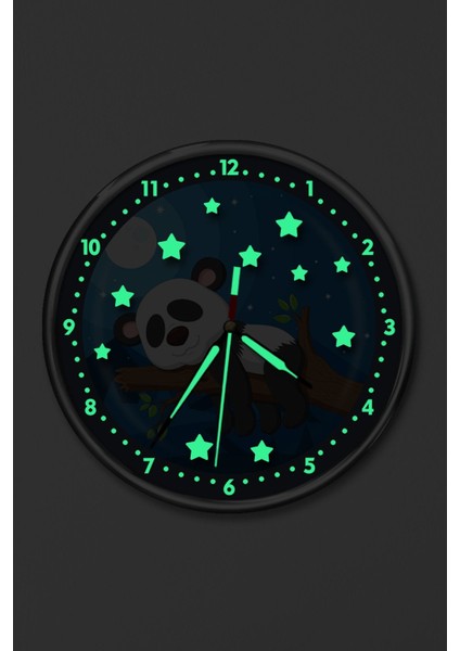 Kırılmaz Cam Fosforlu Gece Parlayan Premium Çocuk Odası Duvar Saati fiyatları