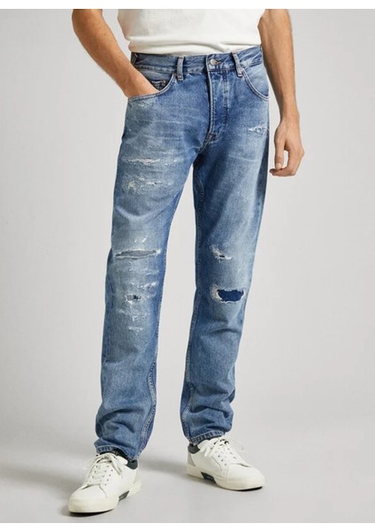Normal Bel Tapered Fit Erkek Denim Pantolon PM207400-000 Tapered Jeans Repaır fiyatları