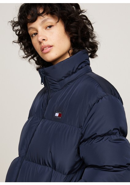 Tommy Jeans Lacivert Kadın Şişme Mont Tjw Alaska Puffer Ext