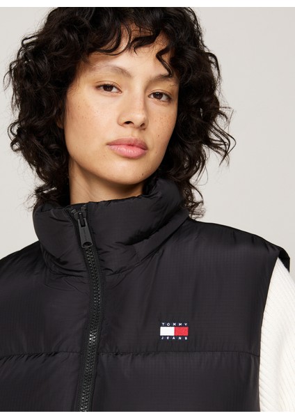 Siyah Kadın Yelek Tjw Alaska Puffer Vest modelleri