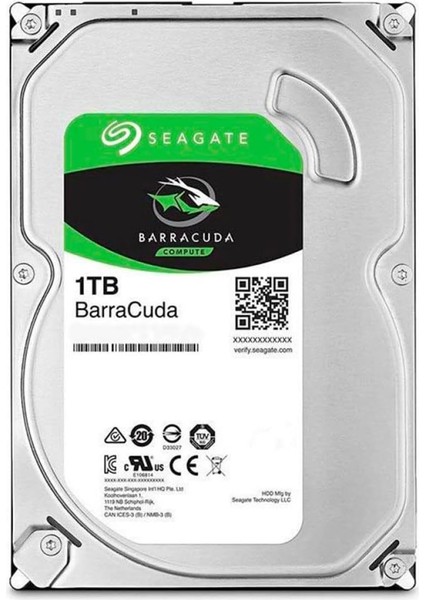 Barracuda 1 Tb Masaüstü 3,5 Inç 6 Gb/s Sata 256 MB