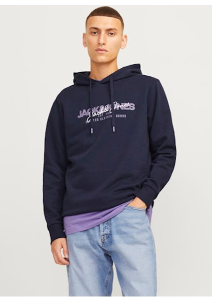 Kapüşon Yaka Lacivert Erkek Sweatshırt Jjalvıs Sweat Hood fiyatları